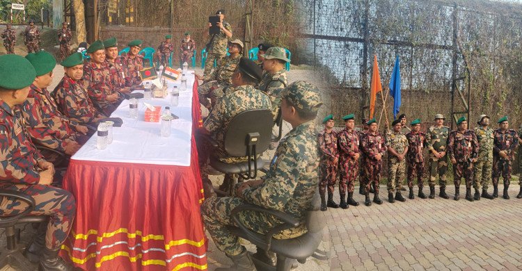 দর্শনা আইসিপি সীমান্তে বিজিবি-বিএসএফ অধিনায়ক পর্যায়ের বৈঠক